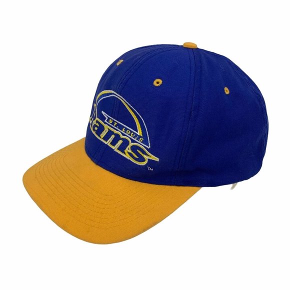 St Louis Rams Logo 7 Snapback Baseball Hat Embroidered Arch Vintage NFL - Picture 2 of 6